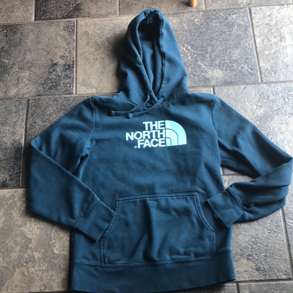 The North Face Women's Blue Logo Hoodie